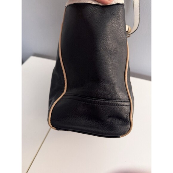 Coach Vintage Black Tote HandBag Black Leather Taylor Spectator F26132 purse - Picture 5 of 12